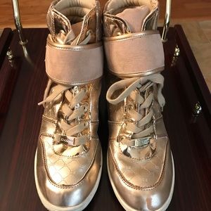 Cool Metallic bebe Sport High Tops!